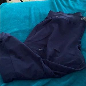 Navy Figs 2X Petite scrub pants